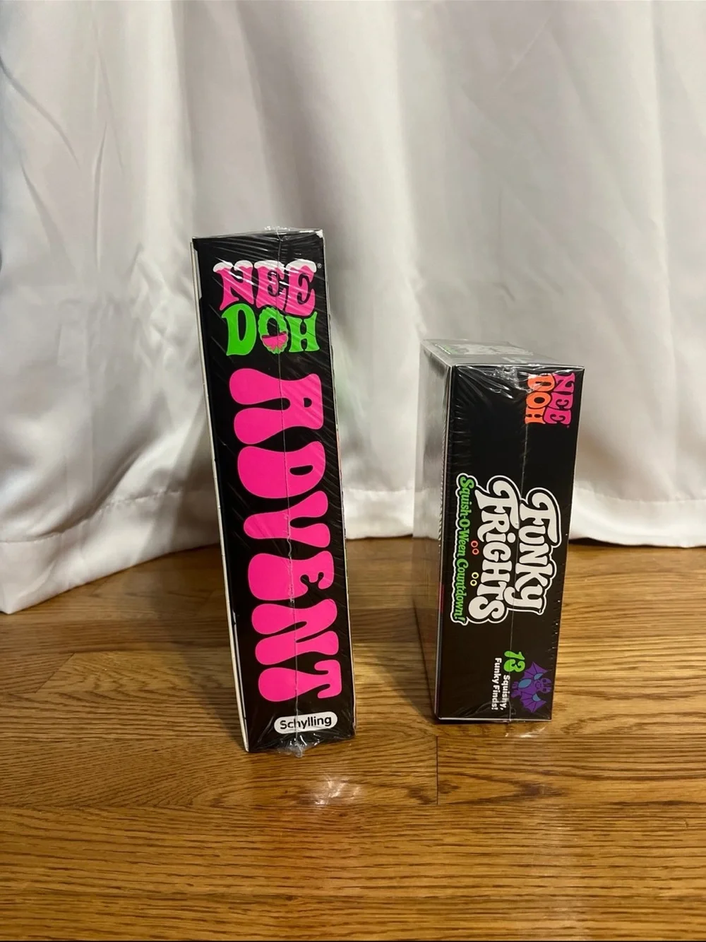 RARE AUTHENTIC 2026 NEEDOH ADVENT CALENDAR BUNDLE. HALLOWEEN AND CHRISTMAS!!